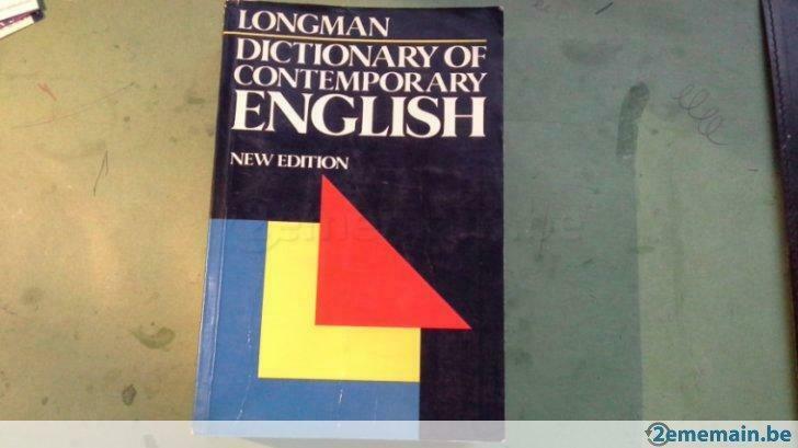 Dictionnaire contemporary English, Utilisé, Anglais