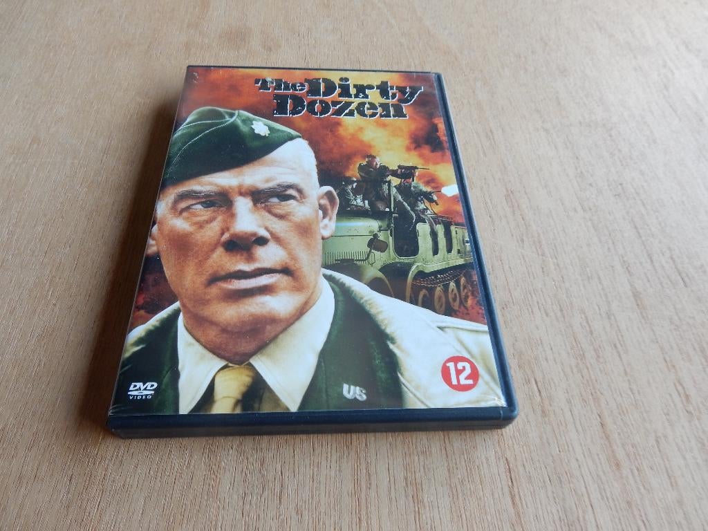 nr.1497 - Dvd: the dirty dozen - klassieker, Cd's en Dvd's, 1960 tot 1980, Ophalen of Verzenden, Zo goed als nieuw, Actie en Avontuur