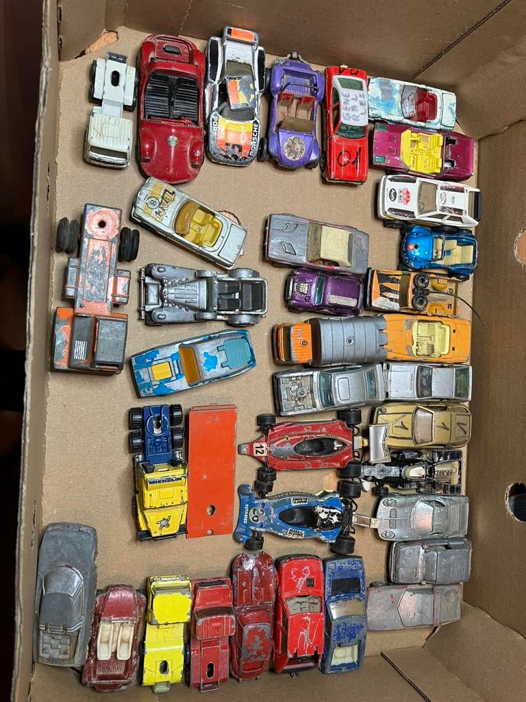 Lot important véhicules Matchbox-Majorette etc à restaurer, Enlèvement ou Envoi, Utilisé, Voiture, Majorette