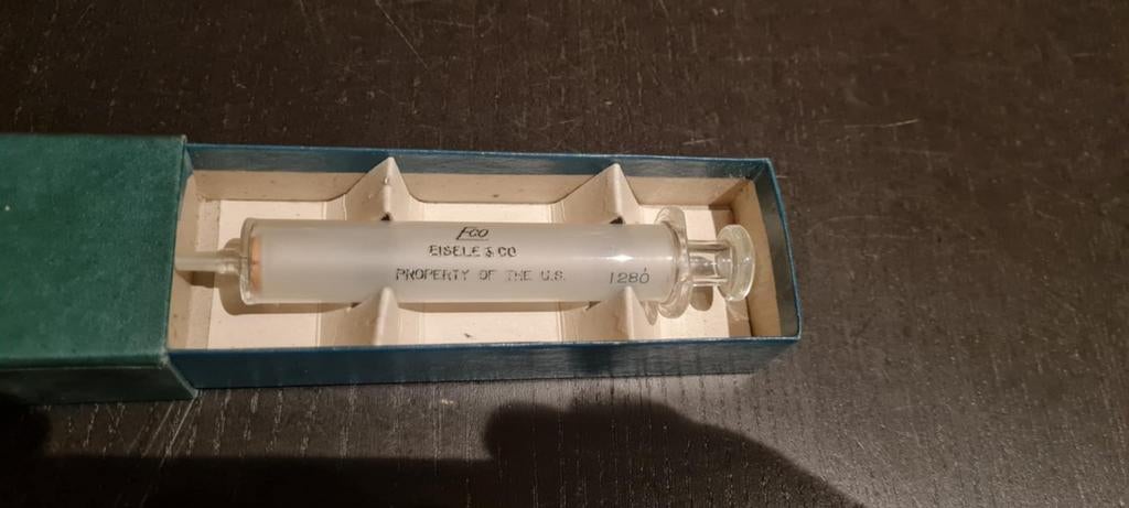 seringue médicale, US 2WW, Collections, Objets militaires | Seconde Guerre mondiale, Envoi