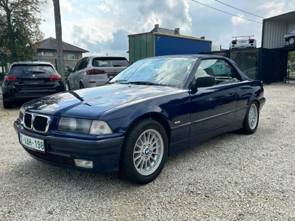 BMW 318 Cabrio Nieuwe electrische kap / Geen roest / Nieuwe, Auto's, Euro 2, 4 zetels, Zwart, Cabriolet