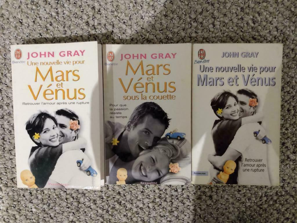 Livres Mars et Venus  + divers, Livres, Enlèvement, Utilisé
