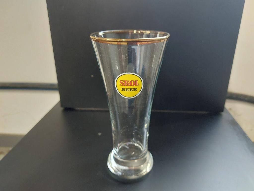 Verre à sifflets à bière Skol, Enlèvement ou Envoi, Comme neuf