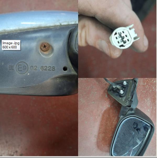 RETROVISEUR AVANT DROIT AURIS 1.4D/66KW/08' GRIS, Enlèvement ou Envoi, Utilisé, Toyota