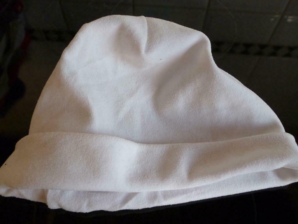 Nieuwe witte fleece muts, Enlèvement, Neuf, Bonnet