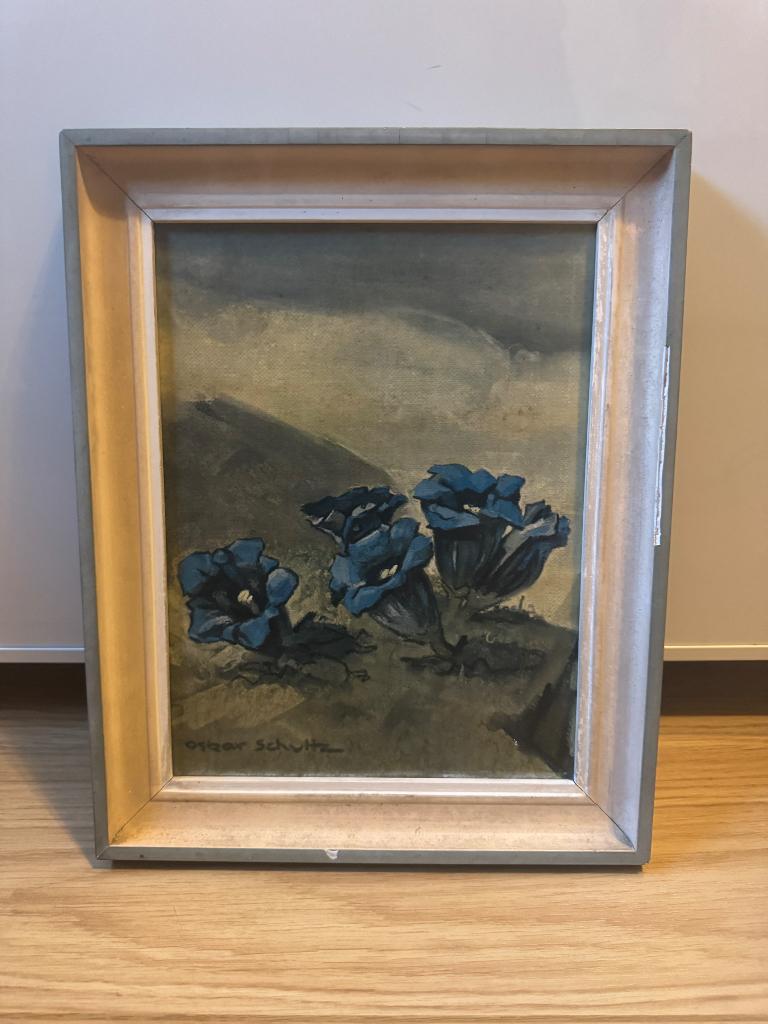 Oskar shultz schilderij, Antiek en Kunst, Kunst | Schilderijen | Klassiek, Ophalen