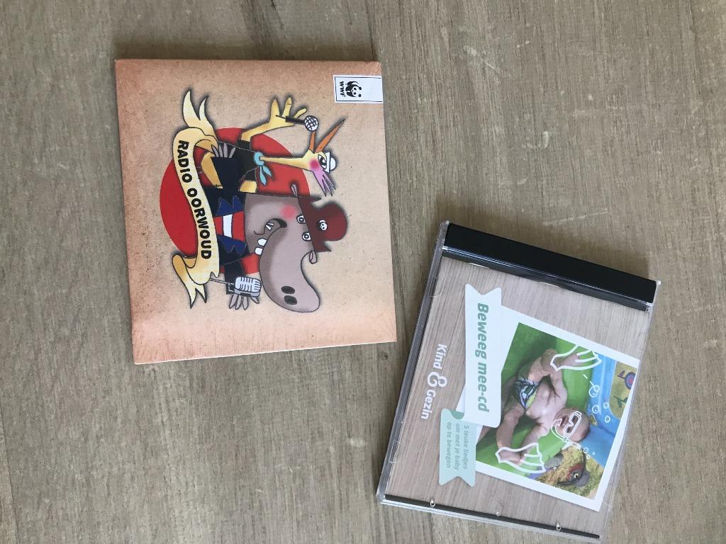 2 CD's met peuter en kleuter muziek, Cd's en Dvd's, Ophalen of Verzenden, Zo goed als nieuw, Muziek, 3 tot 5 jaar