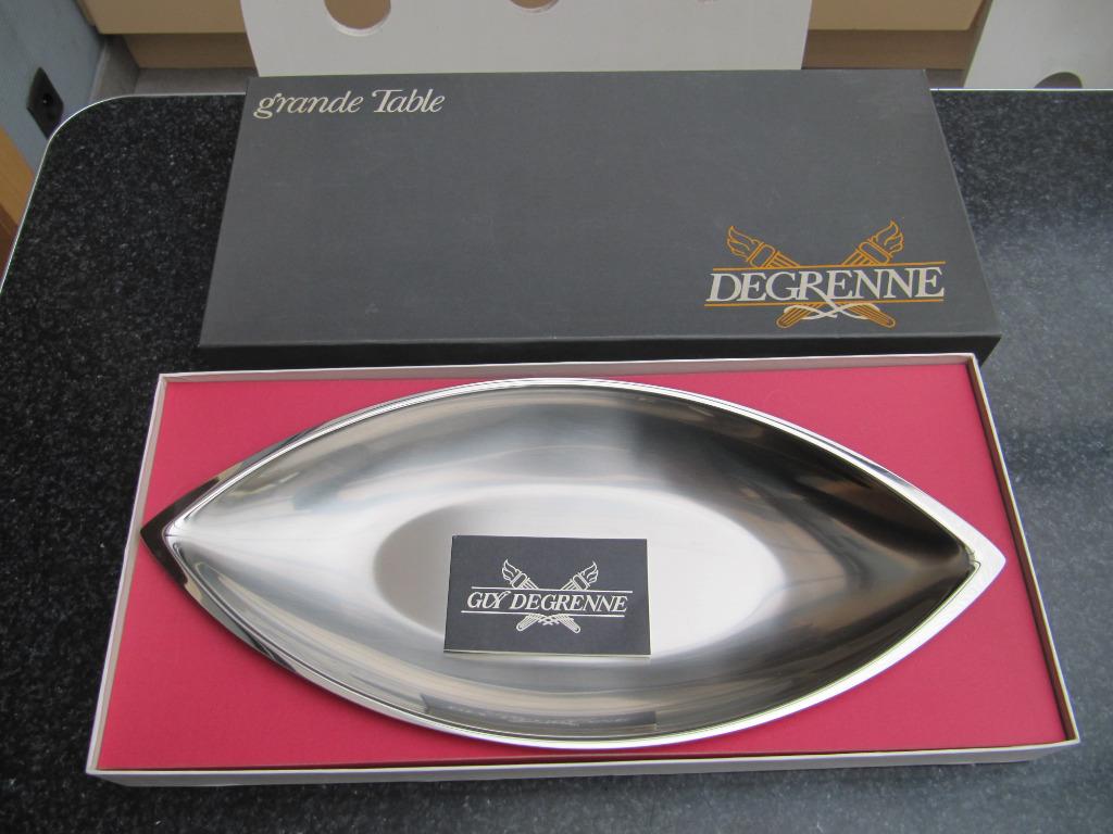 nieuw inox schaal Degrenne vintage corbeille pain design, Antiek en Kunst, Ophalen of Verzenden
