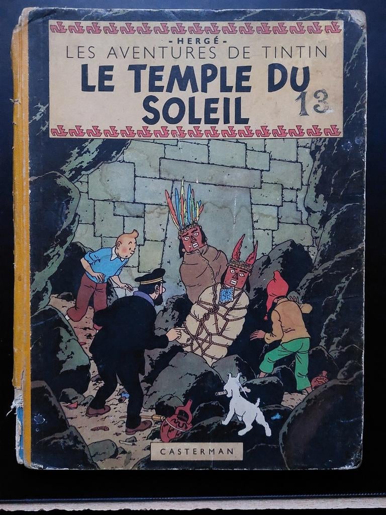 TINTIN Le Temple du Soleil EO B3 de 1949, Livres, Enlèvement ou Envoi