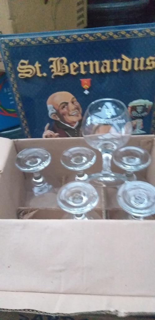 6x St Bernardus 33cl , zware en lichte glazen, Verzamelen, Ophalen, Zo goed als nieuw, Bierglas