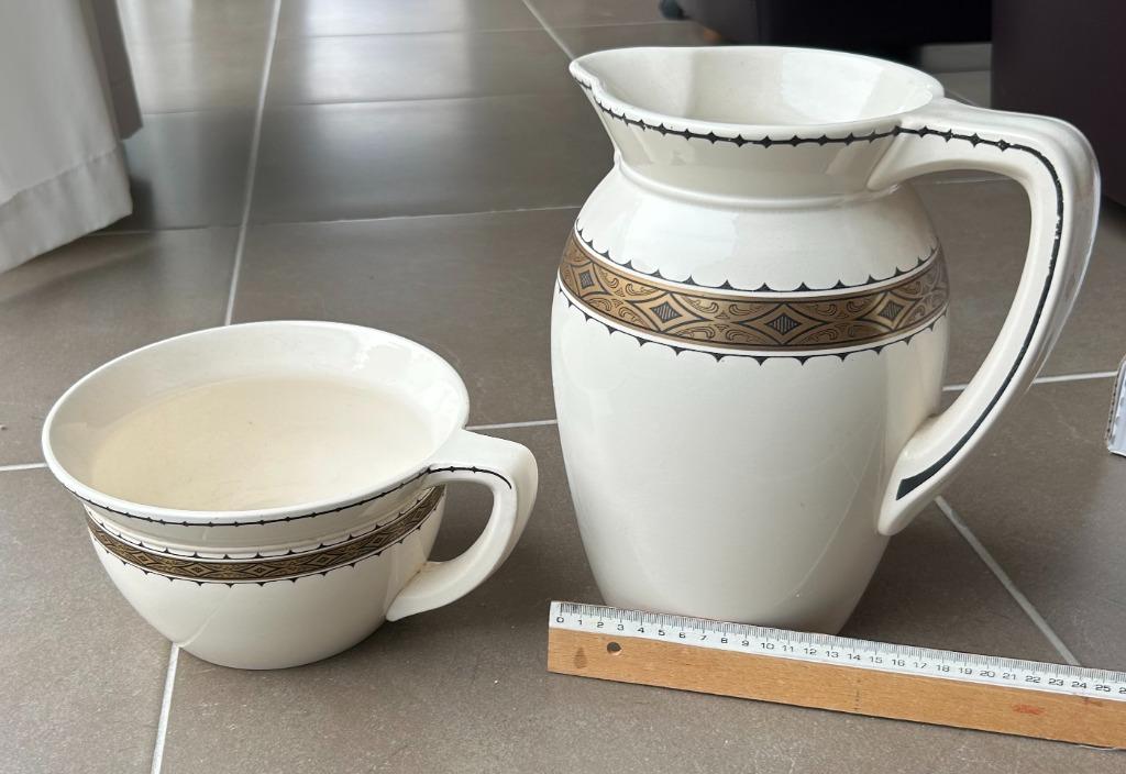 Oude waterkruik Villeroy & Boch, Antiek en Kunst, Ophalen