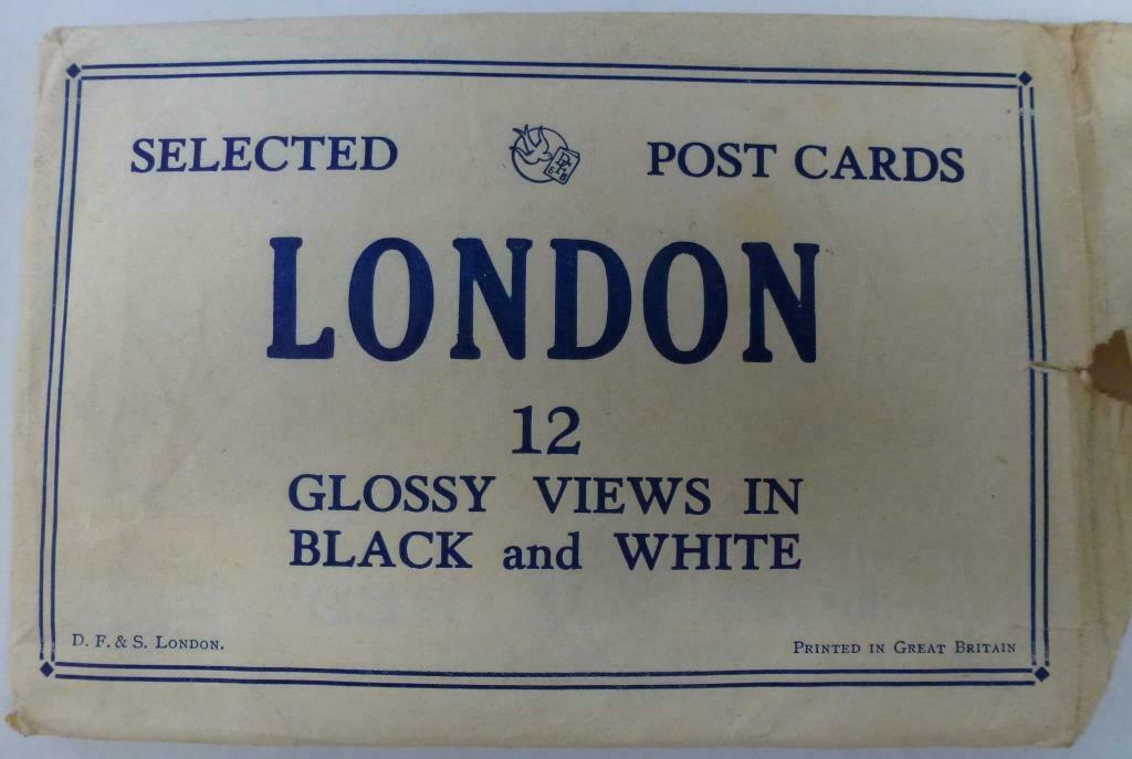 oud mapje London 9 verschillende zichtkaarten nieuw, Verzenden, Ongelopen, Engeland