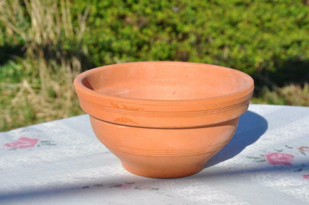 §  jardiniere vasque de jardin terre cuite 20cm, Overige materialen, Minder dan 30 cm, Ophalen of Verzenden, Zo goed als nieuw