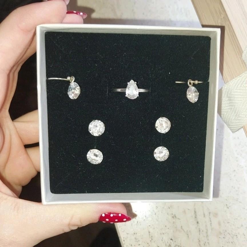 Set zilveren juwelen van Ti Sento, Ophalen of Verzenden, Zilver