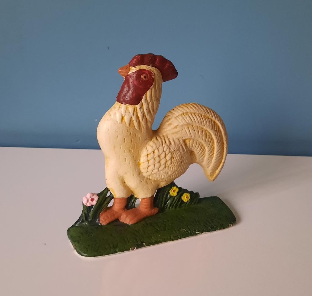 Decoratie haan beeldje, Ophalen of Verzenden, Dier