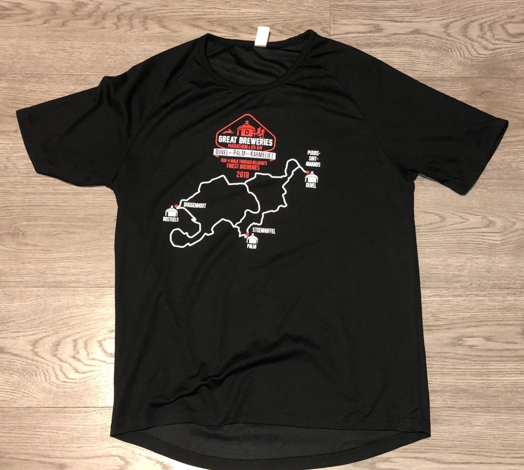 T shirt great breweries marathon duvel palm bosteels 2019, Verzamelen, Ophalen of Verzenden, Duvel