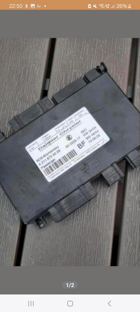 RECHTS STOEL MODULE MERCEDES CLS ML AMG E63 E55, Auto-onderdelen, Elektronica en Kabels, Mercedes-Benz, Gebruikt, Ophalen of Verzenden