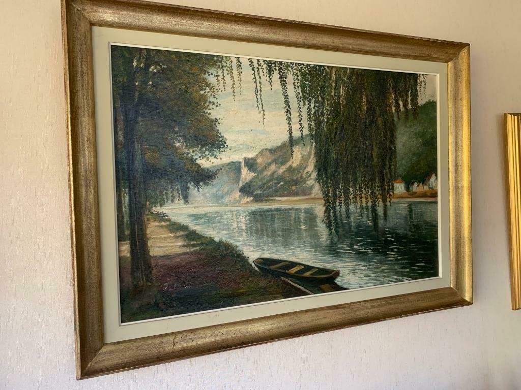 Tableau signé Paul Minet, Ophalen