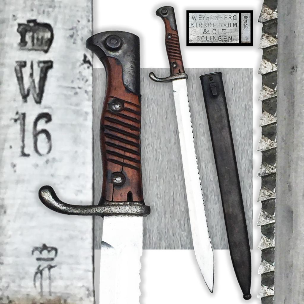 🚨Rare BAIONNETTE G98 PRUSSIENNE Dents de scie 1917, Collections, Objets militaires | Général, Armée de terre, Envoi