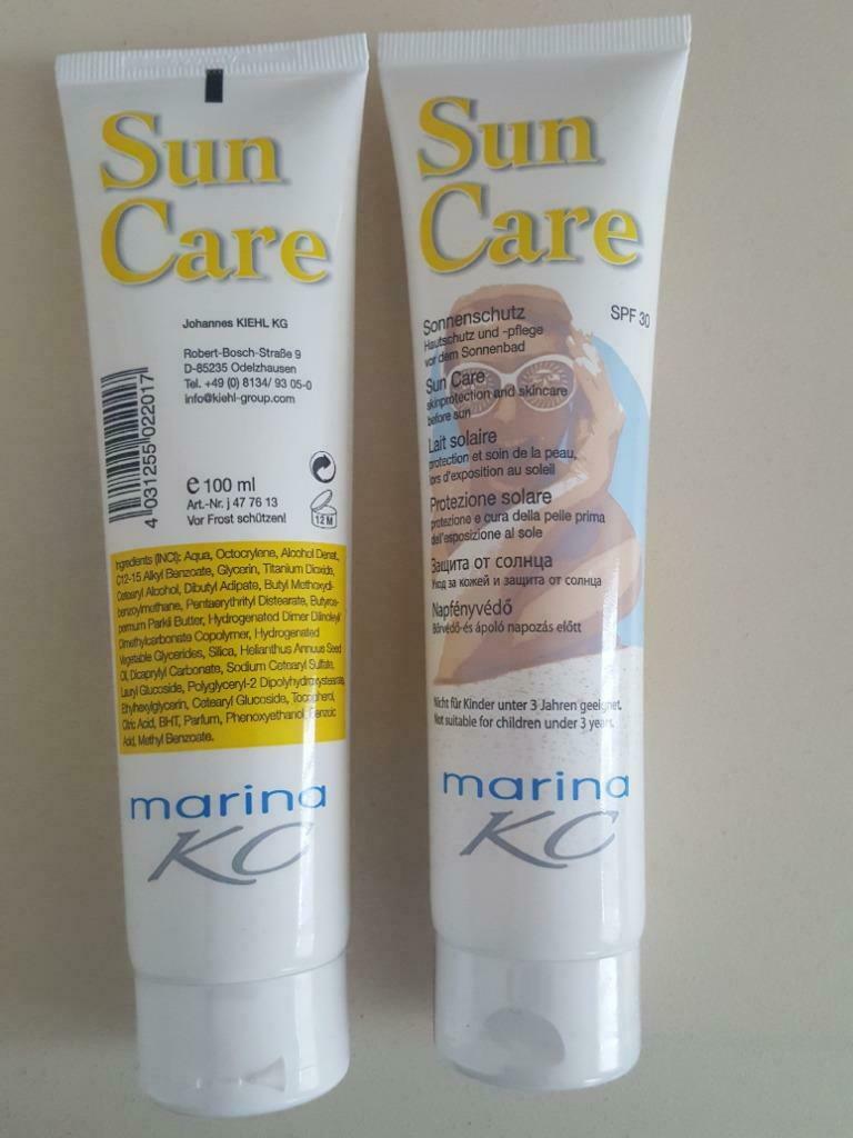 2x 100 ml crème solaire soin protection haute qualité SPF 3, Enlèvement ou Envoi, Neuf, Coup de soleil ou Après-soleil