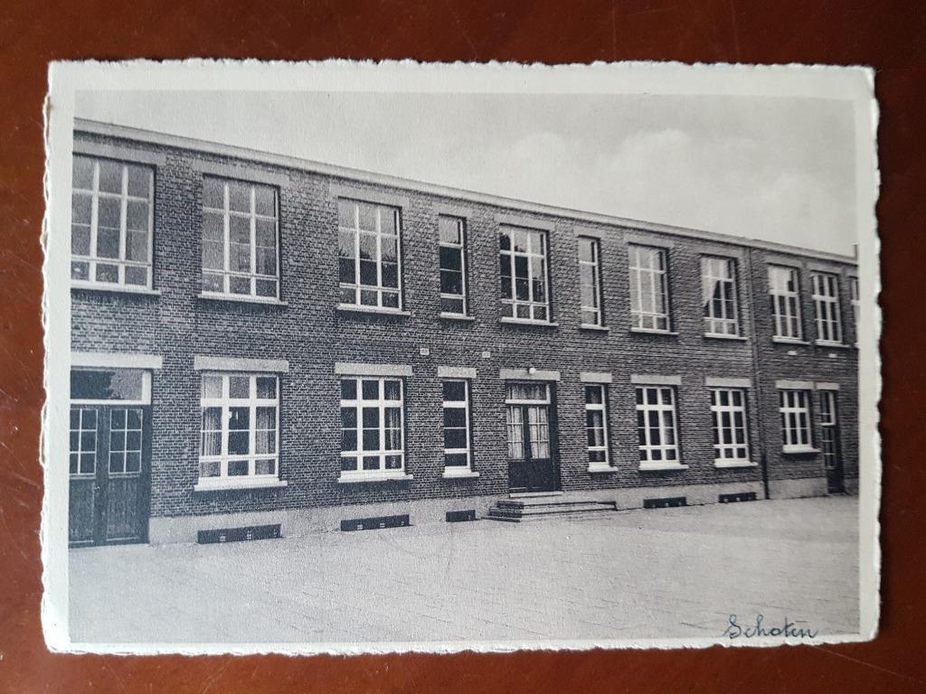 Postkaart Schoten St. Cordula Zusters Lagere school, Ophalen of Verzenden, 1940 tot 1960, Ongelopen, Antwerpen