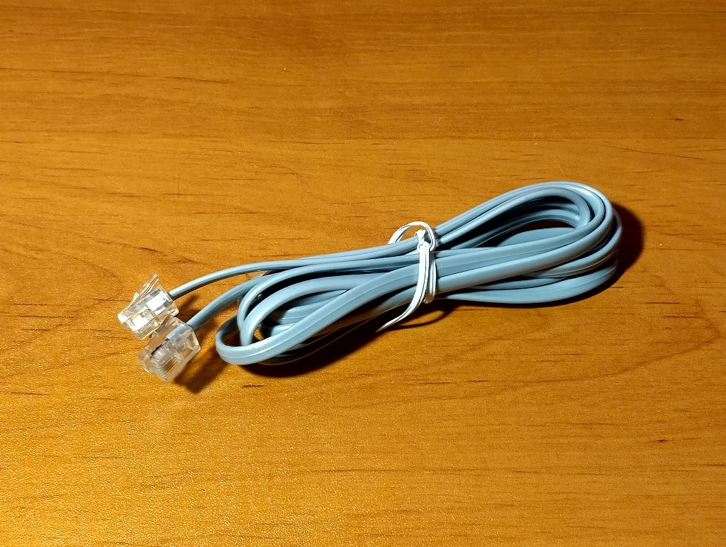 Câble téléphonique RJ11, Enlèvement, Comme neuf
