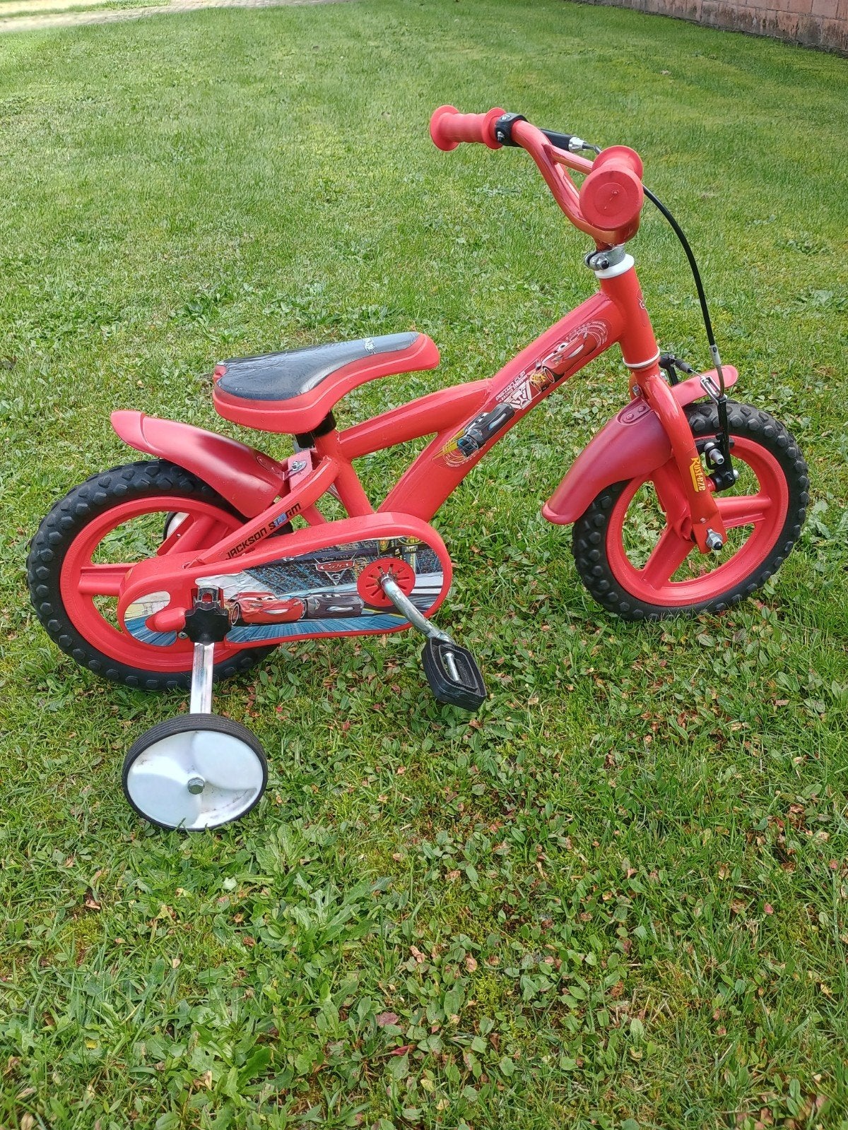 12 inch fietsje, Zijwieltjes, Gebruikt, Velgrem, Minder dan 16 inch
