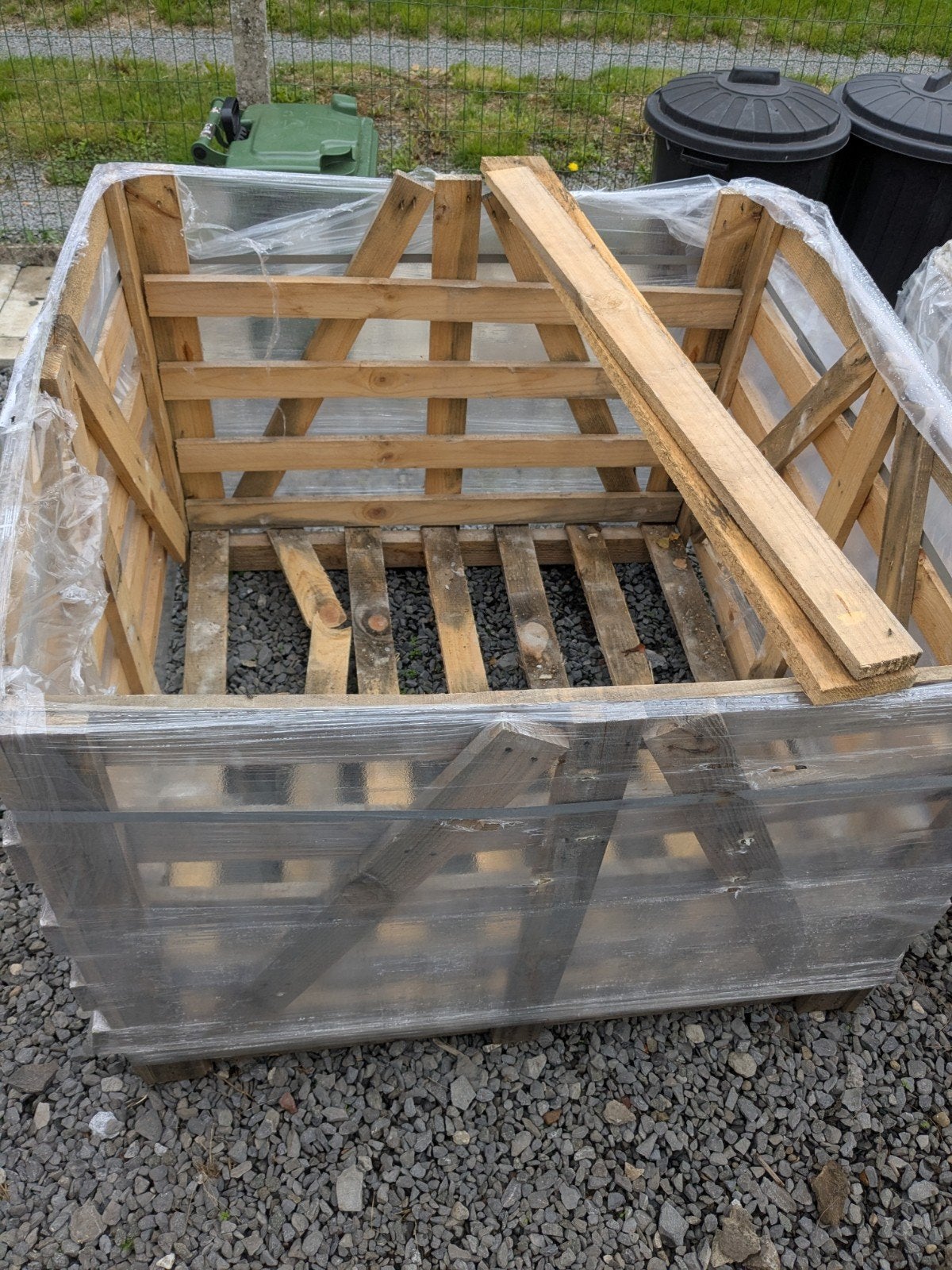 grote houten krat / kist / pallet, Ophalen