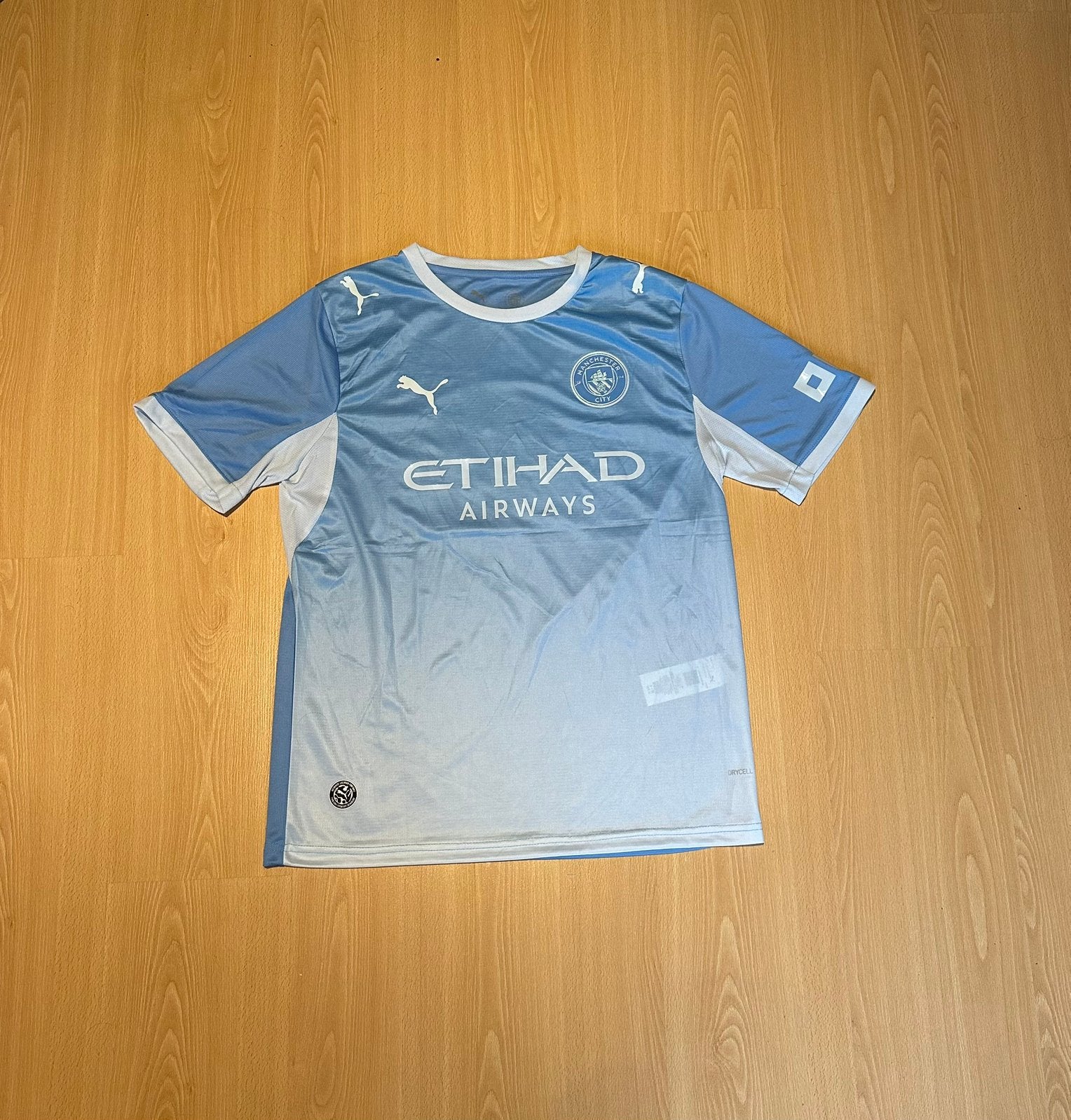 Manchester City Haaland thuisshirt, Sport en Fitness, Voetbal, Maat M, Ophalen of Verzenden, Zo goed als nieuw, Shirt