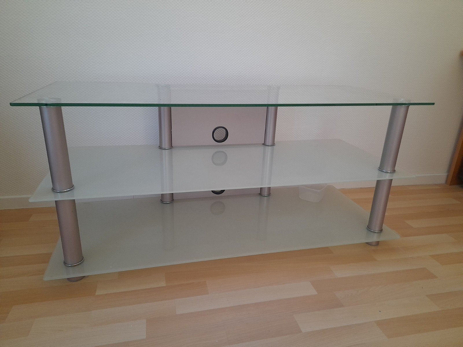 Glazen televisiemeubel ,nieuwstaat, Ophalen