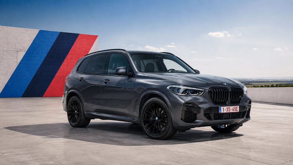 BMW X5 xDrive45e M Sport - Full Option, Autos, BMW, Argent ou Gris, Achat, Entretenue par le concessionnaire, Noir