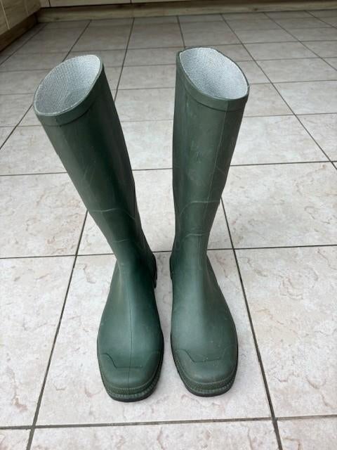 Groene Rubberen Regenlaarzen Ginocchio (43), Gebruikt, Heren, Ophalen of Verzenden, Laarzen