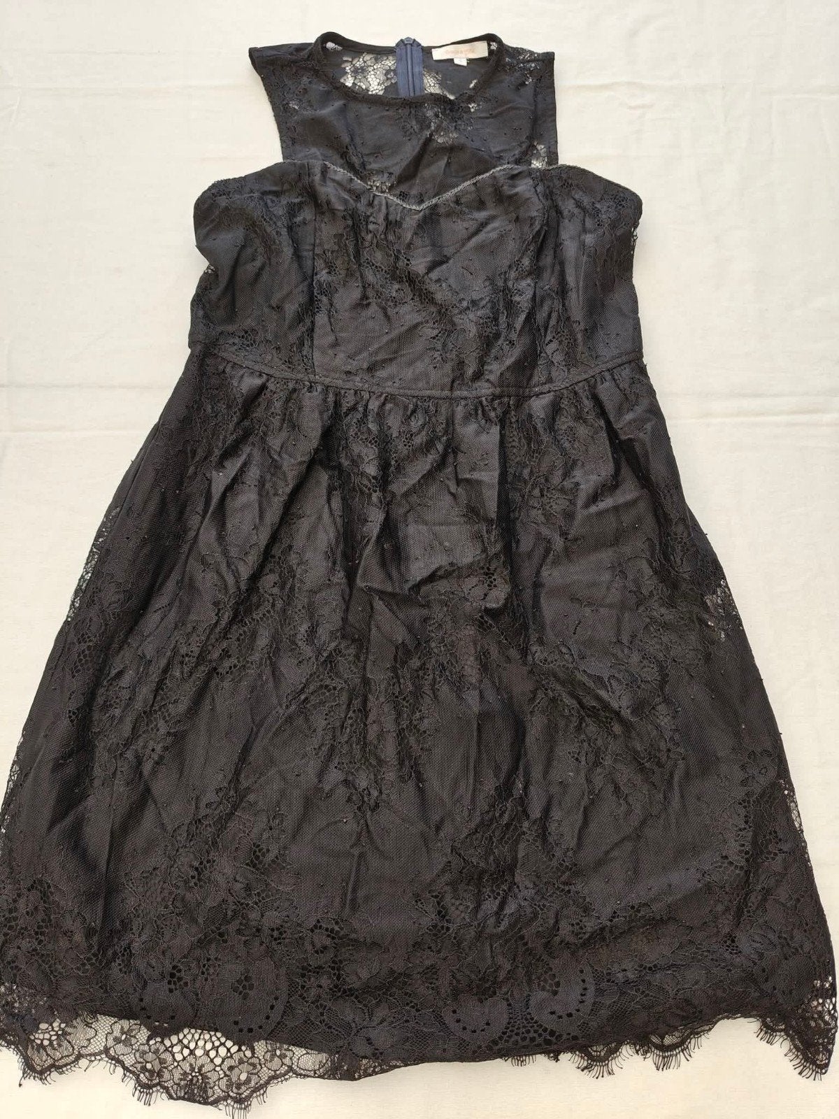 Robe noire en dentelle Grace & Mila – Taille S, Ophalen of Verzenden, Zwart