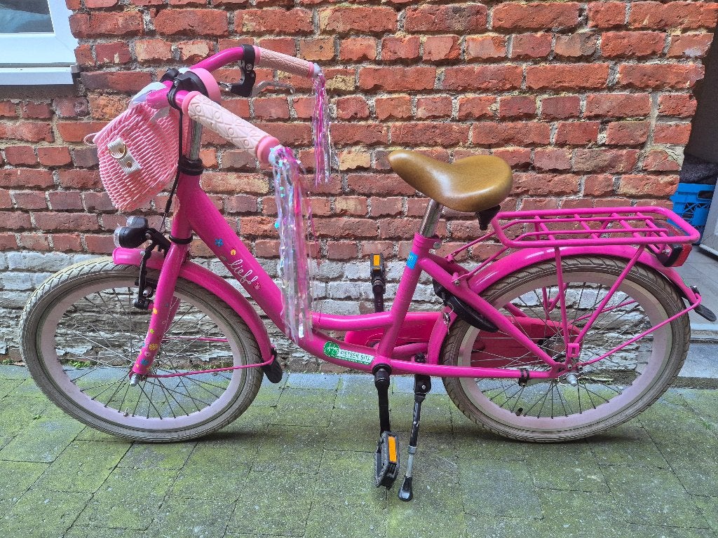 KinderFiets, Fietsen en Brommers, Ophalen, Terugtraprem, Gebruikt, Handrem