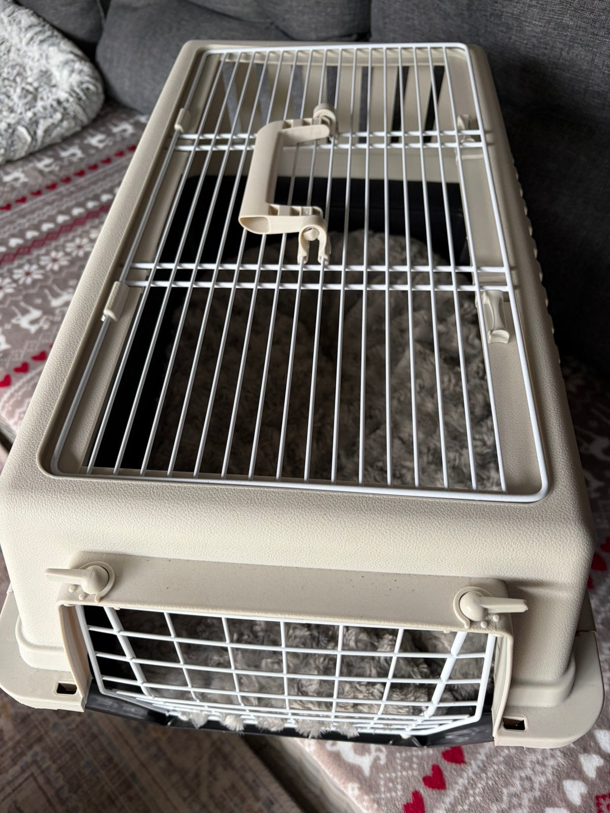Transportbox met kussen, Animaux & Accessoires, Enlèvement, Comme neuf