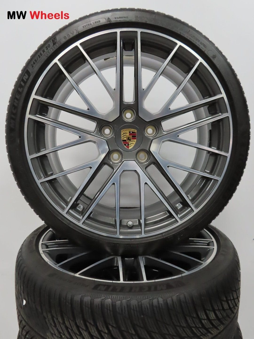 Porsche originele 21 inch velgen 911 992 Turbo winterbanden, Neuf, Pneus et Jantes, Véhicule de tourisme, -