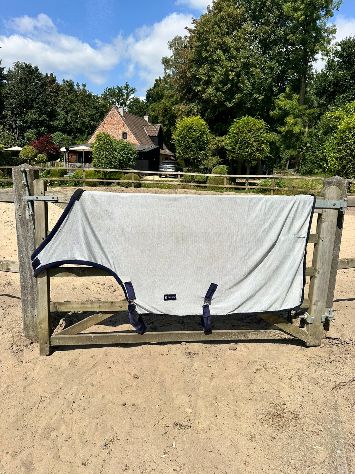 Busse stapmolen vliegendeken, Dieren en Toebehoren, Paarden en Pony's | Dekens en Dekjes, Zo goed als nieuw, Vliegendeken, Ophalen of Verzenden