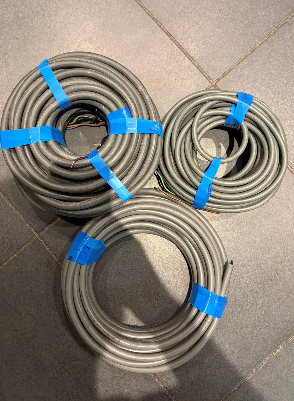 Xvb kabel's, Ophalen, Gebruikt
