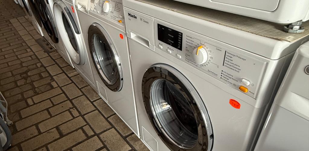 1an de garantie Lave-linge MIELE Ligne Elégance/A++ 1400ess., 1200 à 1600 tours, 6 à 8 kg, Reconditionné, Programme lavage à la main