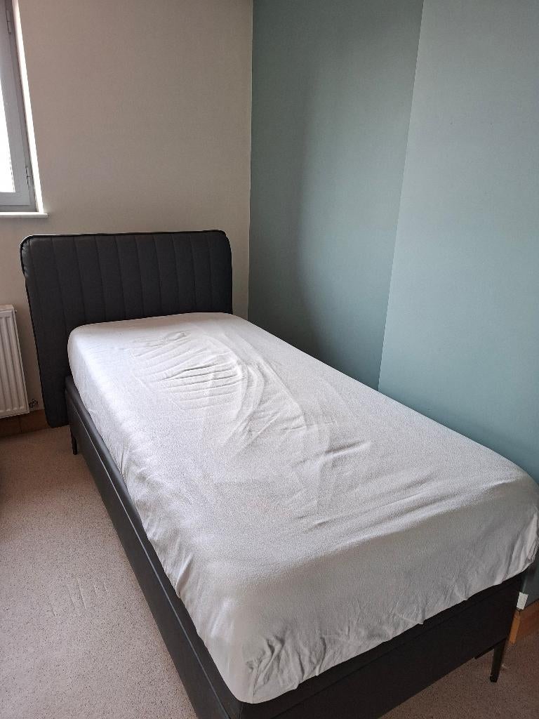 Boxspring 1p, Maison & Meubles, Chambre à coucher | Lits boxsprings, 90 cm, Enlèvement, 200 cm, Une personne