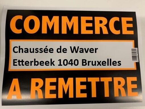 Fond de commerce a remettre 1040 Etterbeek, Bruxelles, 100 m², Bruxelles, 1 pièces