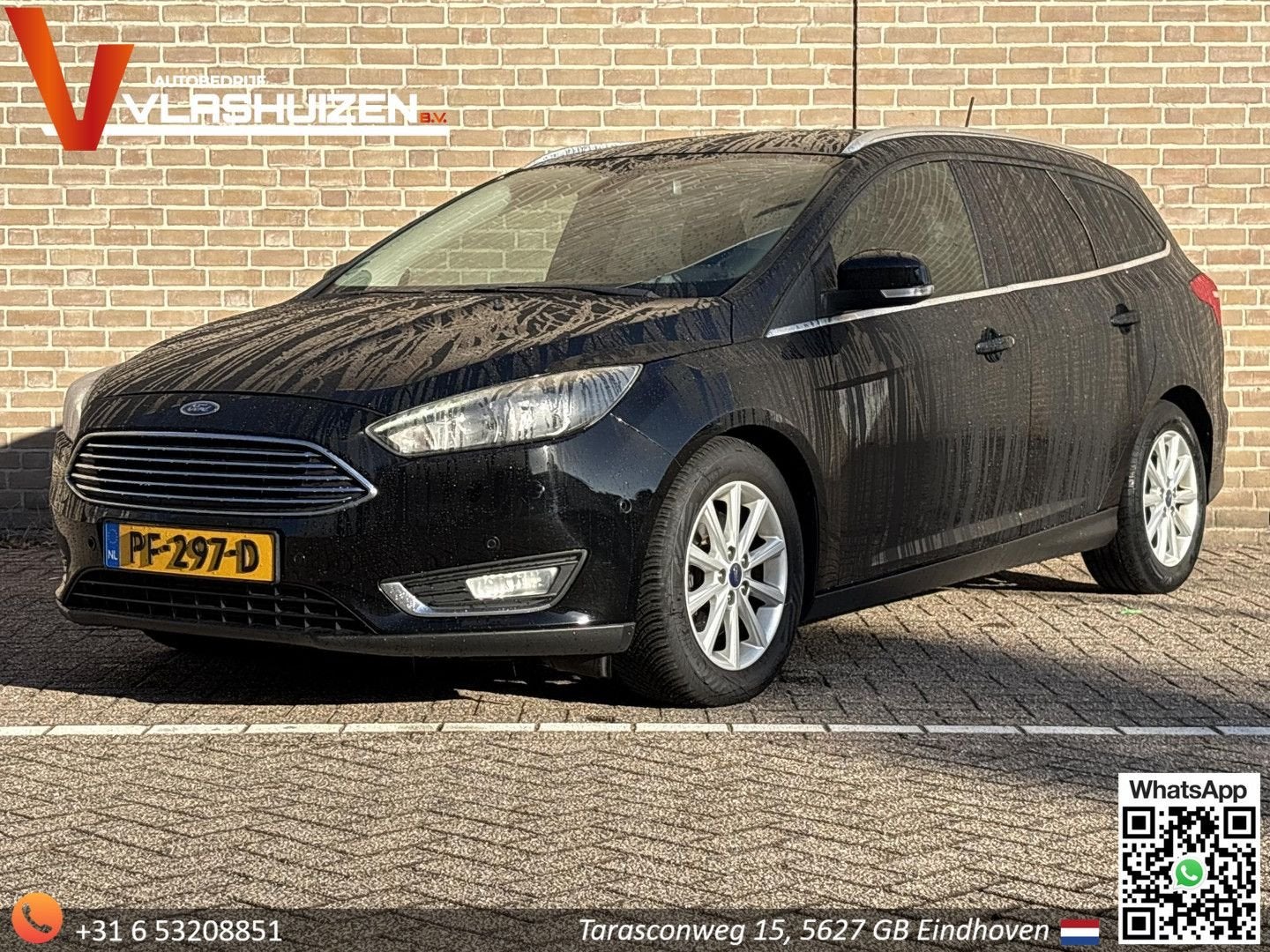 Ford Focus Wagon 2.0 TDCI Titanium, Auto's, Start-stop-systeem, Zwart, 115 g/km, Bedrijf