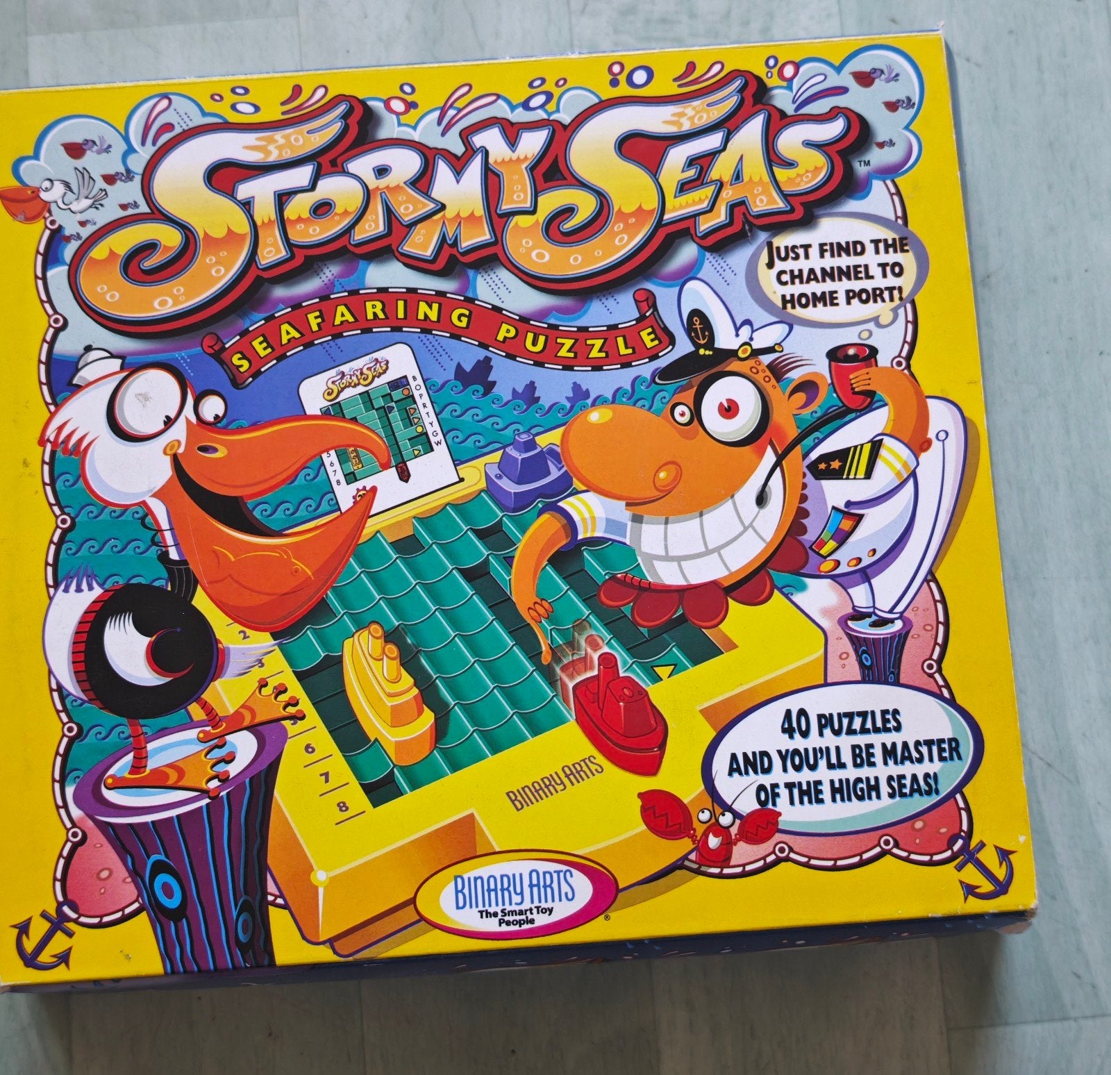 Jeu de logique vintage Stormy Seas - Binary Arts (1997), Enlèvement