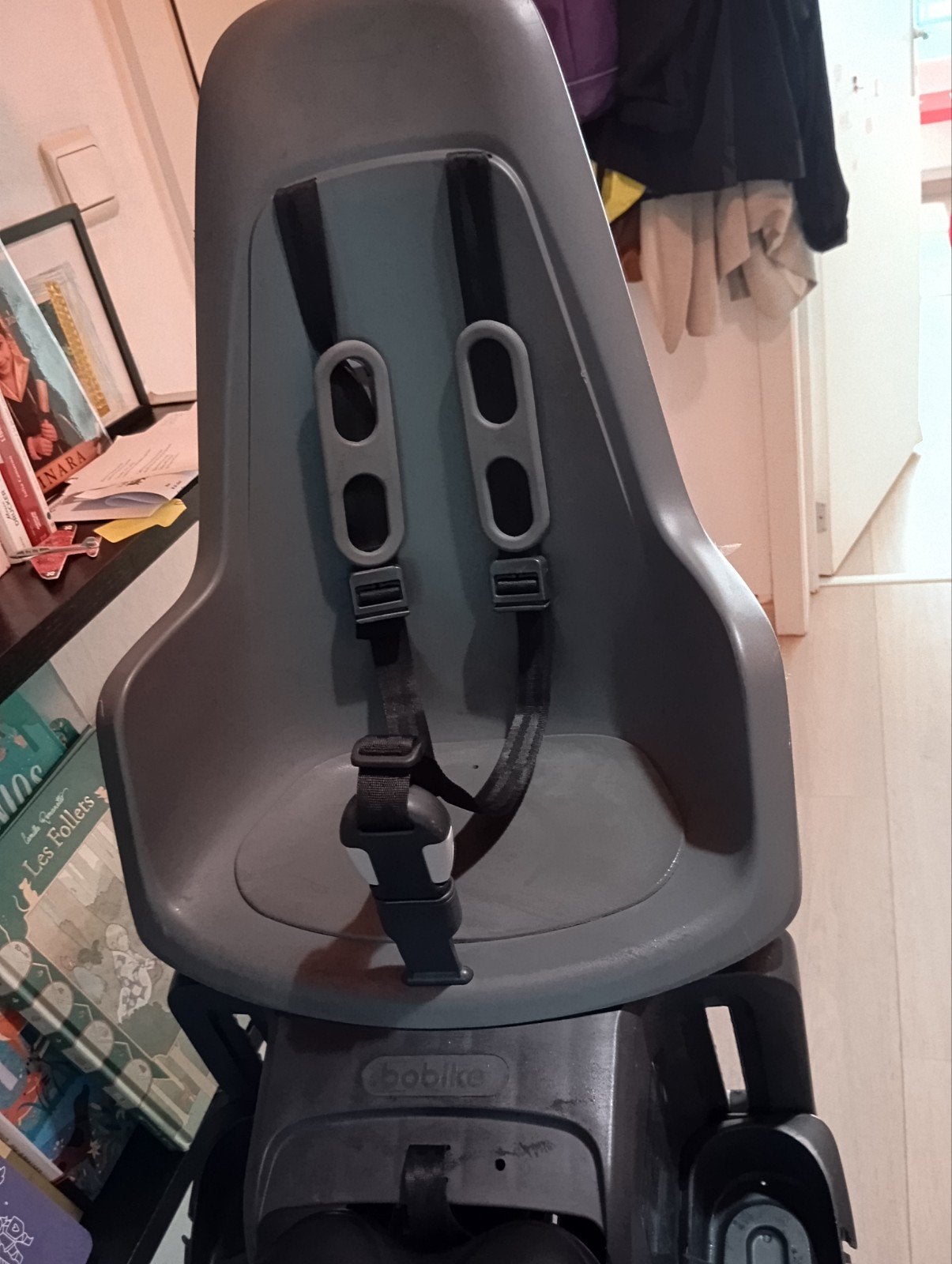 Kinderzitje voor op de fiets, Ophalen, Achterzitje, Voetsteuntjes, Zo goed als nieuw