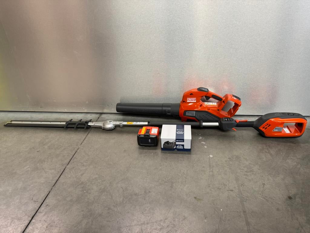 Husqvarna bladblazer en heggenschaar accu nieuw met garantie, Jardin & Terrasse, Taille-haies, Neuf, Batterie, Enlèvement ou Envoi