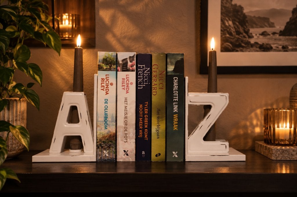 Serre-livres Partylight de A à Z Nouveau ! 160 nouveaux sets, Enlèvement, Neuf, Blanc, Métal