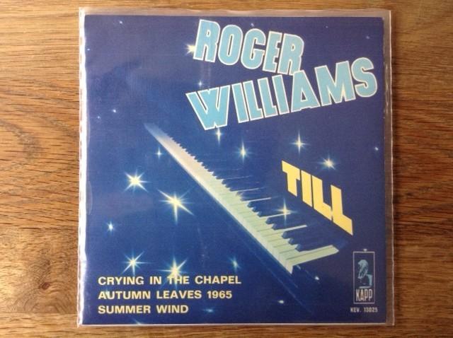 single roger williams, Cd's en Dvd's, Fotohoes, 7 inch, Single, Ophalen of Verzenden