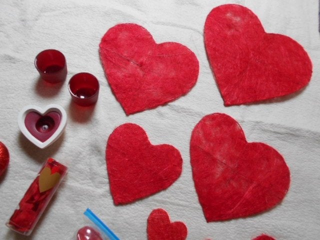 Allerlei decoratie hartjes / Alles voor 5 €, Ophalen of Verzenden, Zo goed als nieuw