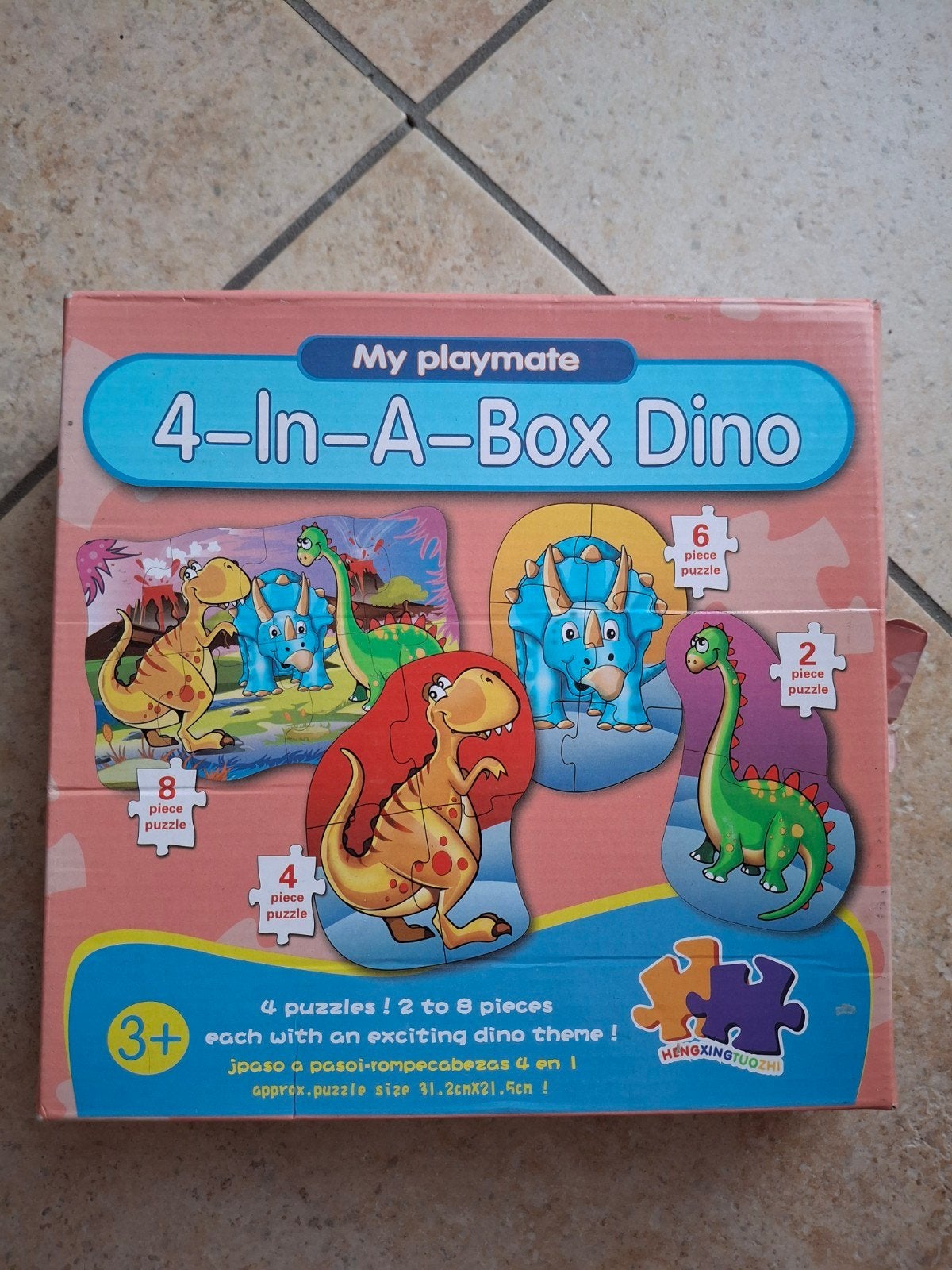 Puzzels dino, Ophalen