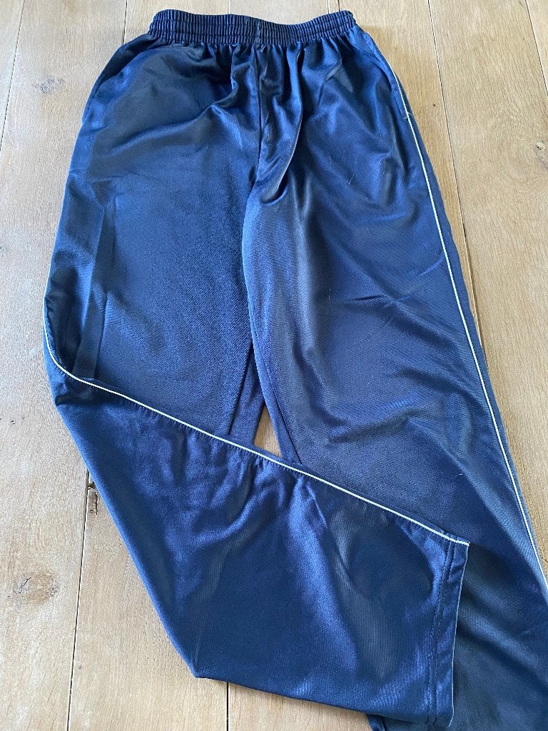blauwe trainingsbroek smal, Ophalen of Verzenden